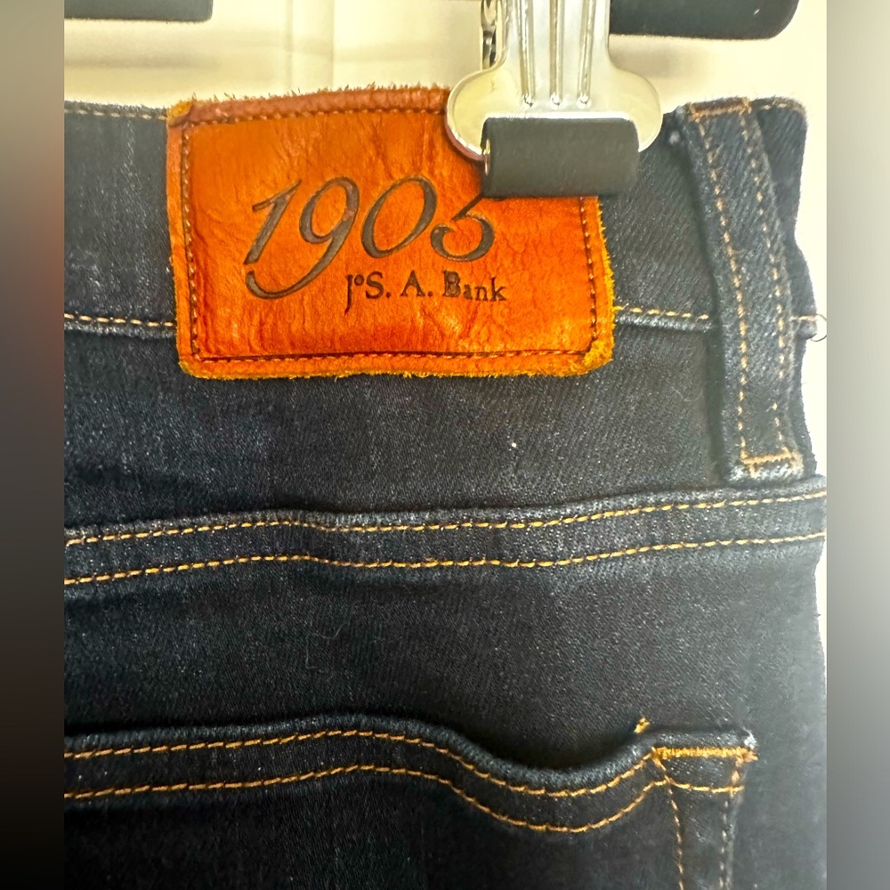 Joseph A Bank tailored jeans. 30x 30 - dark blue rinse